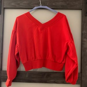F21 Crop Sweatshirt